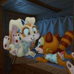cream the rabbit from sonic (series) by mousetache