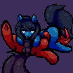 2018 69_position animated equine erection female friendship_is_magic gif hair loop male mammal my_little_pony oral oral_penetration penetration penis pixel_art sex simple_background stockingshot56