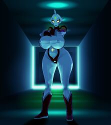 3d alien alien_girl alien_humanoid breasts erection female female_focus female_only galactic_art large_breasts original original_character thick_thighs thighs ultraman_(franchise) ultrawoman wide_hips