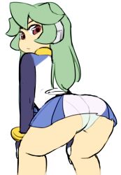 1girls ass edit mega_man mega_man_zx pandora_(mega_man) panties skirt thighs