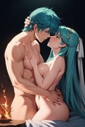 ai_generated brother_and_sister eirika_(fire_emblem) ephraim_(fire_emblem) incest twins