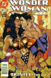 1boy1girl adam_hughes alien/human alien_humanoid canonical_scene cape clark_kent cover_page dc dc_comics diana_prince erotic fit fit_female fit_male kryptonian muscular_female muscular_male romantic romantic_couple superhero superheroine superman superman_(series) themysciran thighs wide_hips wonder_woman wonder_woman_(series)