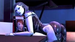 android bent_over big_ass curvy dat_ass edi female female mass_effect robot robot_girl sexbot