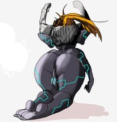 1futa all_fours ass backsack balls boltss feet flaccid futa_only futa_sans_pussy futanari helmet huge_ass imp_midna intersex looking_away mask midna nude penis ponytail pose runes sketch soles testicles the_legend_of_zelda thick_thighs toes twilight_princess wide_hips