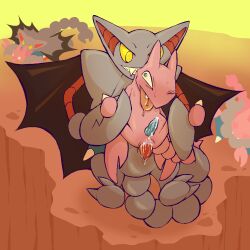 anal anal_sex anal_sex dykeotomize feral feral_on_feral gligar gliscor noncon nonconsensual pokemon pokemon_(species)