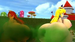 2girls 3d 3d_animation allstarman donut_anus fart fart_cloud fart_fetish farting farting_together fetish hyper hyper_ass hyper_breasts hyper_butt hyper_thighs mario_(series) princess_peach princess_toadstool sound sound_warning source_filmmaker super_mario_bros. super_mario_bros._(nes) tagme video