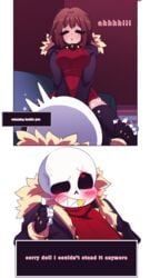 edited female female_frisk female_human frisk frisk_au human male male/female nuvex sans sans_au straight tagme underfell underfell_frisk underfell_sans undertale undertale_au undertale_fanfiction