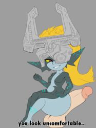 1boy 1girls buttjob female imp_midna interspecies larger_male midna nintendo shorty_stories size_difference smaller_female source_request the_legend_of_zelda thick_thighs twili twilight_princess wide_hips