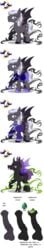 bat_pony changeling cutie_mark dark_matter egg equine fan_character male mammal my_little_pony ovipositor penis rayhiros shadow wings