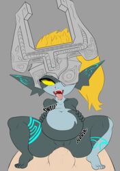 1boy 1girls anal big_belly chubby cum cum_inflation cum_inside female imp_midna inflation interspecies larger_male male midna nintendo penis sex shorty_stories size_difference smaller_female the_legend_of_zelda twili twilight_princess