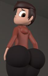 1boy 3d ass ass_expansion big_ass big_butt brown_eyes brown_hair butt butt_expansion disney disney_xd fat_ass fat_butt fully_clothed huge_ass huge_butt inflator87 looking_back male male_only marco_diaz sfm solo source_filmmaker star_vs_the_forces_of_evil thick_ass thick_butt