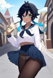 female venti from genshin impact by historia