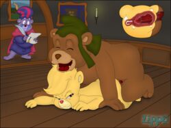 adventures_of_the_gummi_bears cub disney furry gruffi_gummi gusto_gummi incest male_on_top no_humans penis sunni_gummi tagme tummi_gummi zummi_gummi