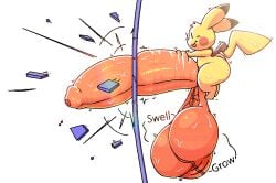 1boy ball_growth balls_expansion balls_growth cracking_wall glory_hole huge_balls huge_cock hyper_balls hyper_penis massive_balls massive_penis penis_bigger_than_body penis_expansion penis_growth pikachu pokemon pokemon_(species) sagging_balls senor9 senordraws small_but_hung solo solo_male sweat sweating sweaty sweaty_balls sweaty_genitalia sweaty_penis too_big