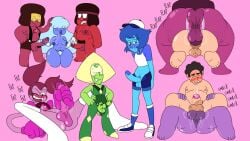 1girls 2024 2d 2d_(artwork) 2d_artwork 7futas abdominal_bulge amethyst_(steven_universe) ass balls balls_slapping_balls blush blushing breasts cartoon_network dominant dominant_futanari domination female futa_on_male futadom futanari garnet_(steven_universe) gem_(species) hair jones_boi lapis_lazuli_(steven_universe) lipstick lipstick_mark lipstick_on_penis male male_penetrated masturbating masturbation multiple_futa peridot_(steven_universe) pink_background ripped_clothing sapphire_(steven_universe) simple_background spinel_(steven_universe) steven_quartz_universe steven_universe submissive submissive_male tagme