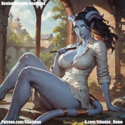 ai_generated draenei draenei_female goddess scotland warcraft