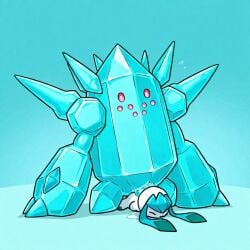 ai_generated furry glaceon pokemon regice