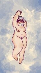 chubby chubby_female curvy curvy_body curvy_female embarrassed embarrassed_nude_female marie_(splatoon) marie_(summer_nights) sillycereal splatfest splatoon splatoon_(series) splatoon_3 squid squid_girl squid_humanoid squid_sisters steam steamy steamy_breath sunbathing sweat sweaty sweaty_breasts sweaty_butt