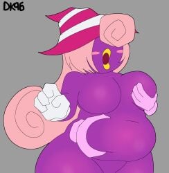 belly belly_grab big_belly chubby_belly daisykitty96 disembodied_hands grabbing_belly paper_mario paper_mario:_the_thousand-year_door trans_(lore) trans_woman_(lore) vivian_(paper_mario)