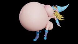 3d animated belly_expansion big_belly bigtheart blender breasts_expansion butt_expansion cgi dark_magician_girl expansion female hyper hyper_belly inflation mp4 no_sound self_upload solo tagme video yu-gi-oh!