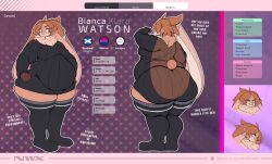 1female bbw furry oc_sheet tagme