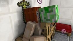 1boy 1girls 3d armourstend creeper female home horny_female mine-imator minecraft minecraft:_story_mode missionary_position netheregions nude_female petra_(mcsm) potion sex_toy