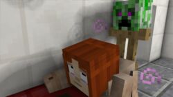 1boy 1girls 3d armour_stand creeper doggy_style female home horny_female mine-imator minecraft minecraft:_story_mode netheregions nude_female orgasm_face petra_(mcsm) potion sex_toy