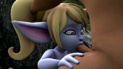 3d animated deepthroat fellatio female irrumatio juicytomaco large_penis league_of_legends male oral penis poppy riot_games sound source_filmmaker video yordle