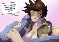 2girls alternate_version_available billvicious cameltoe cleavage curvy dickgirl erect_nipples female futa futanari gigantic_breasts huge_areolae huge_ass intersex overwatch puffy_nipples short_hair thick_lips tracer voluptuous wide_hips widowmaker