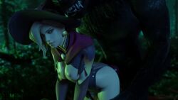 3d alternate_costume animated areolae blender bouncing_breasts breasts comandorekin edit female from_behind large_penis lerico213 male mercy nipples overwatch rekin3d sex sound sound_edit straight video werewolf witch_mercy