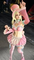 3d armwear athletic athletic_female bangs bare_midriff blonde_hair breasts busty capcom cleavage crop_top female female_focus female_only hat hourglass_figure ingrid_(capcom) legwear long_hair midnight_bliss miniskirt navel pale-skinned_female pale_skin pinup pinup_pose red_hair sf_screenshot skirt small_breasts standing straight_hair street_fighter street_fighter_6 tagme top_hat wide_hips