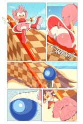 5koma age_difference amy_rose ass ass_focus back bare_legs boots clothes_lift cream_the_rabbit destroyed_clothing dress dress_lift embarrassed flat_chest gloves hedgehog hereapathy huge_ass laughin legs medium_hair orange_dress orange_fur orange_hair outdoors panties pink_fur pink_hair pointing rabbit red_boots red_dress round_ass sega size_difference skirt skirt_lift sliding sniffable_ass sonic_(series) tail teen teen_girl teenage teenage_girl teenager torn_clothes torn_panties underwear upskirt wardrobe_malfunction white_panties