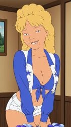 ai_generated breasts cheerleader king_of_the_hill looking_at_viewer luanne_platter shorts thighs