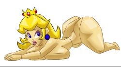 1girls ass ass_up barefoot big_breasts blonde_hair breasts completely_nude completely_nude_female female female_only full_body low_poly_peach mario_(series) naked naked_female nude nude_female polygonal princess_peach solo solo_female tacotrazh top-down_bottom-up