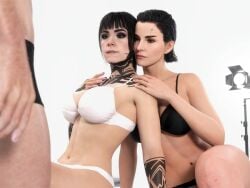 1boy 2girls 3d big_ass big_breasts breasts call_of_duty call_of_duty_black_ops_7 curvaceous curvy curvy_figure david_mason emma_kagan female hips huge_ass kiernan_shipka large_ass large_breasts light-skinned_female light-skinned_male light_skin male male/female mature mature_female mature_male slim_waist straight thick thick_hips thick_legs thick_thighs thighs thighs_bigger_than_head treyarch victoria_atwood voluptuous waist wide_hips word2