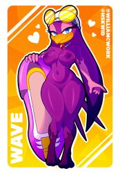 1girls 2026 2d 2d_(artwork) 2d_artwork anthro avian beak bird bird_girl blue_eyes breasts digital_art digital_drawing_(artwork) digital_media_(artwork) extreme_gear female furry furry_female glasses glasses_on_head mobian mobian_(species) naked naked_female nude nude_female passerine purple_feathers pussy solo sonic_(series) sonic_riders sonic_the_hedgehog_(series) sunglasses sunglasses_on_head swallow_(bird) tagme vagina vulva wave_the_swallow williamcwork