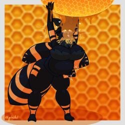 1girl anthro balloon_belly balloon_breasts belly belly_expansion belly_inflation big_belly big_boobs big_breasts big_tummy boobs boobs_expansion boobs_inflation breast_expansion breast_inflation breasts expansion expansion_fetish furry furry_female honey honey_(food) honeycomb_(pattern) huge_belly huge_boobs huge_breasts huge_tummy inflation inflation_fetish lychiiart moth moth_girl moth_humanoid multiple_images sequence solo solo_girl tummy tummy_expansion tummy_inflation