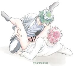 aged_up_character bottomless cock dick dick_through_fly fly_open fully_clothed gay_anal gay_sex intimate intimate_scene iridatsu_yuuta male/male partially_clothed partially_clothed_male penis penis_out saiki_kusuo saiki_kusuo_no_psi_nan sex socks