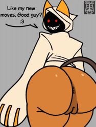 animated animated_gif anus anus_focus arc_system_works ass big_ass big_butt blazblue bubble_ass bubble_butt cat_ears catgirl clap_(sound_effect) clapping clapping_ass clapping_butt clapping_buttocks clapping_cheeks dark-skinned_female dark_skin dumptruck_ass dumptruck_butt english_text fecharis feline female hoodie huge_ass huge_butt kaka_(blazblue) looking_at_viewer mask masked masked_female pussy pussy_focus red_eyes ribznsfw sharp_teeth smile smiling smiling_at_viewer taokaka text twerking vagina