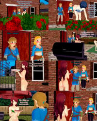 3d ass censored convenient_censoring link mitsuru_kirijo nude nudist persona princess_zelda retropunch tae_takemi tears_of_the_kingdom the_legend_of_zelda zelda_(tears_of_the_kingdom)