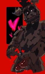 animatronic cock five_nights_at_freddy's five_nights_at_freddy's_4 monster nightmare_freddy penis solo solo_male