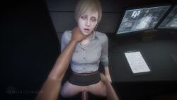 3d clothed_sex cum cum_in_pussy cum_inside longer_than_30_seconds office_sex pov qoc_(artist) resident_evil resident_evil_9:_requiem sherry_birkin short_video shorter_than_one_minute sound tagme video
