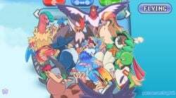 10boys after_sex ahe_gao alternate_color archeops avian beak bird blue_background bukkake clothed clothed_sex clothing cum cum_in_ass cum_in_mouth cum_inside cum_on_face cum_on_stomach decidueye gangbang gay group group_sex hi_res honchkrow hud interspecies kecleon lee_the_kec male male_only nintendo noctowl nude orgy original_character owl penis pidgeot pokémon_(species) pokemon pokemon_bw pokemon_dppt pokemon_gsc pokemon_rgby pokemon_rse pokemon_sm puggy scalie sex shirt staraptor swellow talons tapering_penis text tongue toucannon unfezant unfezant_(male) url video_games watermark wings xatu yaoi