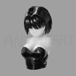 female latex render