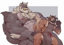 abs anal anal_penetration anthro anthro_on_anthro anthro_penetrated anthro_penetrating anthro_penetrating_anthro apron apron_only arm_hair arm_scar arm_tuft aroused aroused_male barazoku beard belly belly_hair belly_tuft biceps big_belly big_muscles big_pecs black_beard black_body black_chest_hair black_facial_hair black_fur black_hair black_sideburns bodily_fluids body_hair canid canine canis chest_hair chest_tuft claws clothing da_ddy22 dominant dominant_anthro dominant_male domination/submission duo eye_scar eyewear facial_hair facial_scar fur genital_piercing genitals glasses grabbing_another grabbing_partner hair hand_on_shoulder happy_trail hi_res holding_another holding_partner holding_shoulder humping larger_anthro larger_dom larger_male male male/male male_penetrated male_penetrating male_penetrating_male mammal manhandling manly mature_anthro mature_male mostly_nude mostly_nude_anthro mostly_nude_male musclegut muscular muscular_anthro muscular_arms muscular_male muscular_thighs mustache mythological_canine mythological_creature mythology nipple_piercing nipple_ring nipples nude nude_anthro nude_male on_lap orange_body orange_fur pecs penetration penile penile_penetration penis penis_in_ass penis_piercing piercing pounding_ass pubes purple_body purple_fur ring_piercing rough_sex saliva saliva_on_tongue saliva_string scar sex shoulder_grab sideburns sitting sitting_on_another sitting_on_lap sitting_on_partner size_difference smaller_anthro smaller_male smaller_penetrated submissive submissive_anthro submissive_male tail thick_arms thick_thighs thrusting tongue tough_guy tuft wearing_glasses werecanid werecanine werecreature werewolf white_beard white_body white_chest_hair white_facial_hair white_fur white_hair white_mustache white_pubes white_sideburns wolf