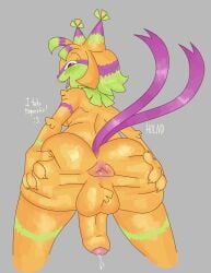 big_ass big_penis dandy's_world dandys_world fur_tuft holnd huge_ass huge_cock infected_candy_yatta leaking_penis leaking_precum looking_at_viewer looking_back looking_back_at_viewer spread_anus spread_ass spread_butt spreading_ass trans_woman transfem upward_angle upward_shot yatta_(dandy's_world)