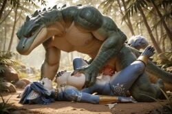 1boy1girl ai_generated animated anthro anthro_on_anthro big_breasts defeat_rape defeated defeated_heroine exposed_breasts female forced fox fox_girl furry furry_female grabbing_another's_breast huge_breasts krystal krystal_(star_fox) large_breasts lizard lizardman lying_down lying_on_back lying_on_ground missionary missionary_position no_sound pizky117 pussy rape raped_by_enemy raped_by_monster scared star_fox tagme thick_thighs vagina vaginal_penetration vaginal_sex video wide_hips