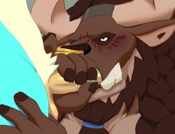 2boys anthro anthro_on_anthro blowjob blush blushing bull erection faceless_male fellatio fur furry gay horns male male/male male_only nude oral_sex penis rabbit sex spedumon sucking sucking_penis