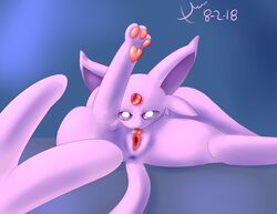 <3_pawpads 1girls 2018 3_toes anus ass autocunnilingus big_ass big_ears canine dated eeveelution espeon feet feline female female_only flexible forked_tail fur furry long_ears long_tail looking_at_viewer mammal masturbation nintendo nude one_leg_up oral oral_masturbation pawpads paws pokémon_(species) pokemon pokemon_gsc purple_eyes purple_fur pussy pussy_juice red_pawpads sitting snout solo spread_legs spread_pussy spreading tail text thick_thighs thin_tail toes tongue tongue_out vaginal_masturbation vaginal_penetration video_games watermark wide_hips xerawraps