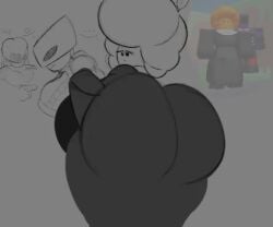 1girls a_bizarre_day animated ass ass_focus big_ass clothed eseemoticono oc reference_image roblox roblox_avatar roblox_game robloxian stand_(jjba) tagme the_world unknown_characters video